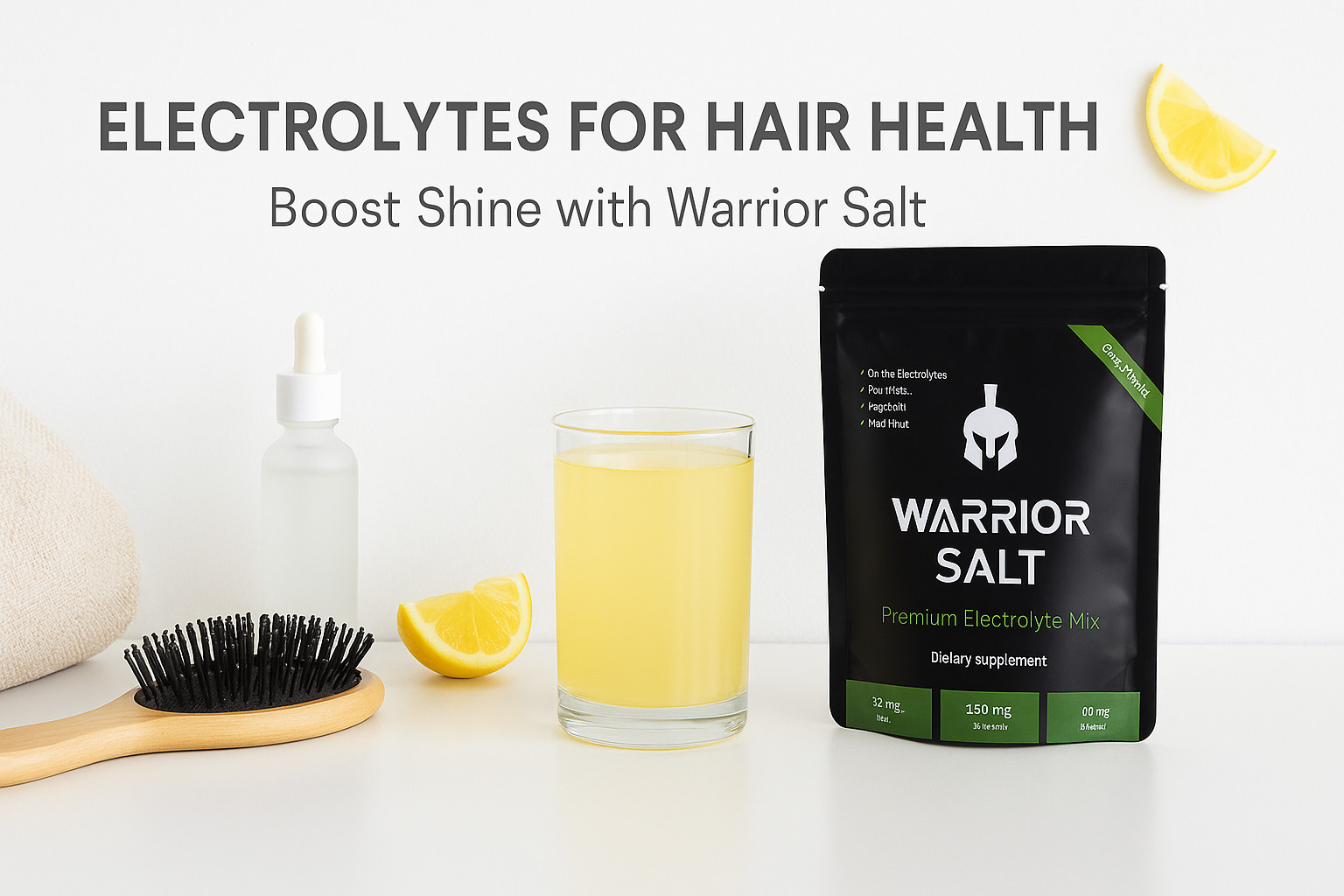 Electrolytes for Hair Health: Unlock Stronger, Shinier Strands