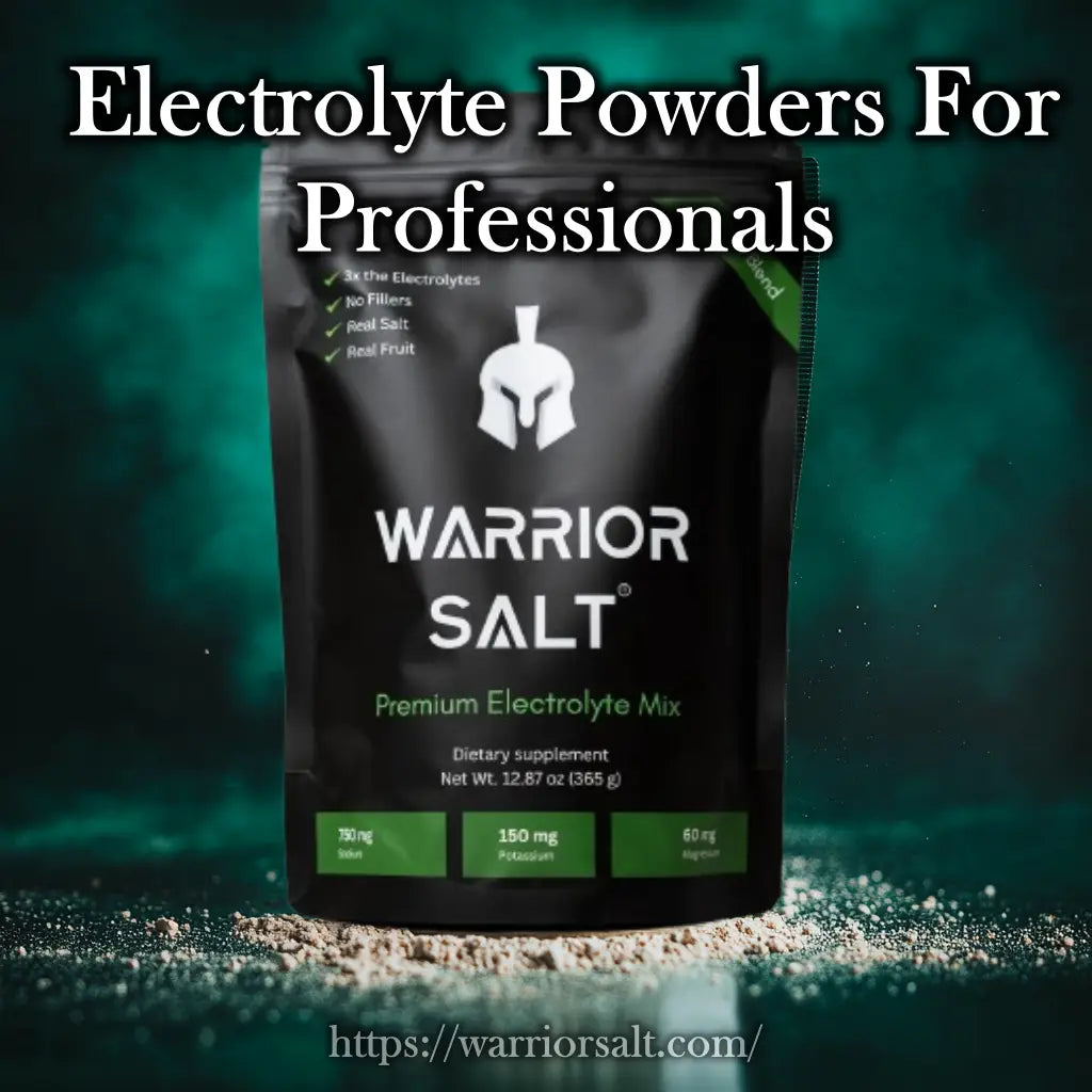 Electrolyte Powders for Professionals: Remain Hydrated and Productive