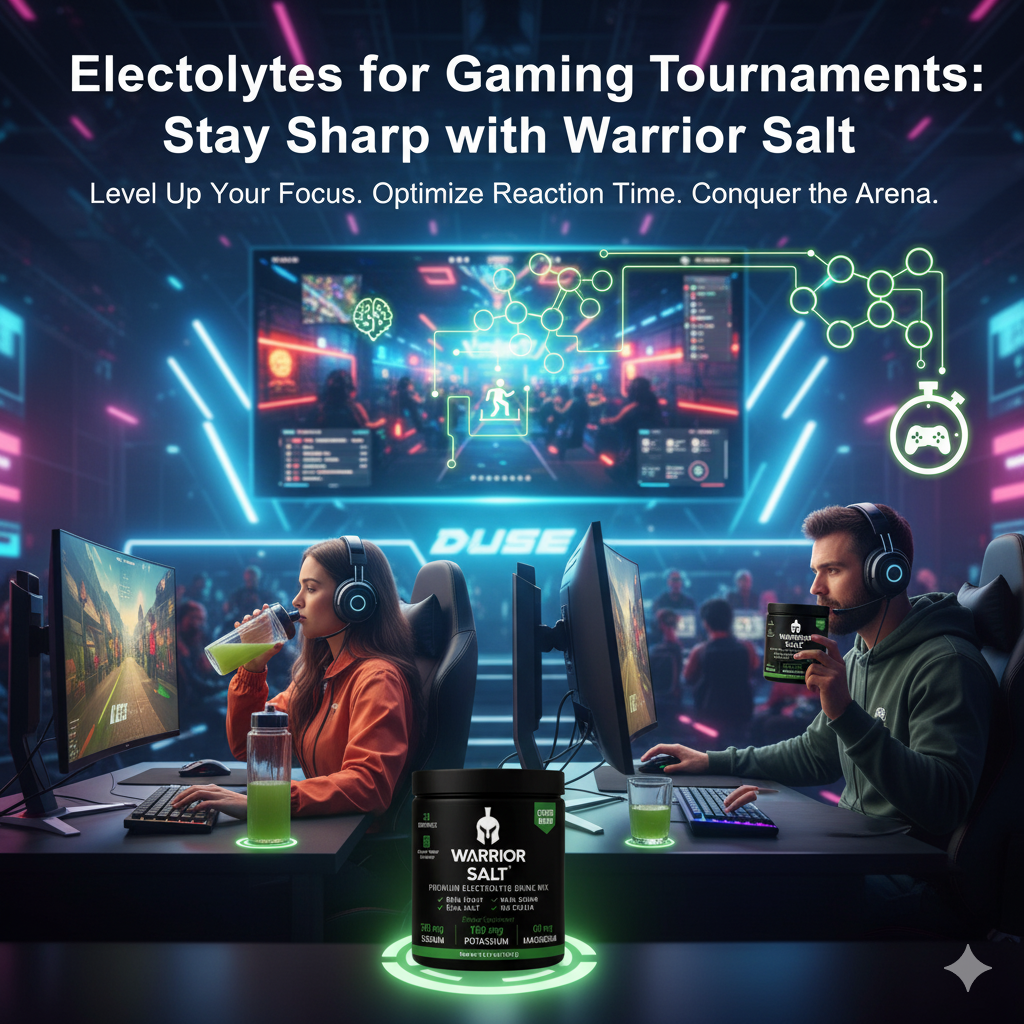 Electrolytes for Gaming Tournaments: Level Up Your Performance