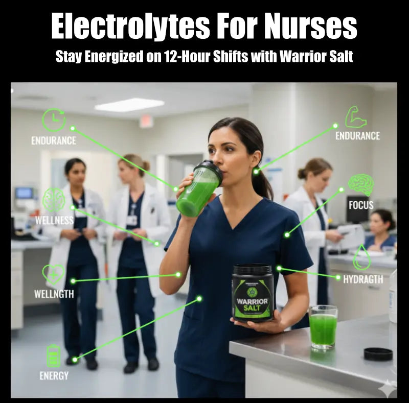 Electrolytes for Nurses: Power Through Your Shift with Warrior Salt