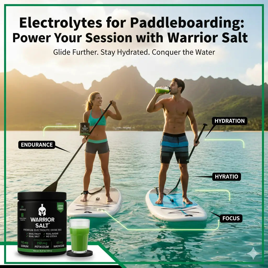 Electrolytes for Paddleboarding: Power Your Session with Warrior Salt