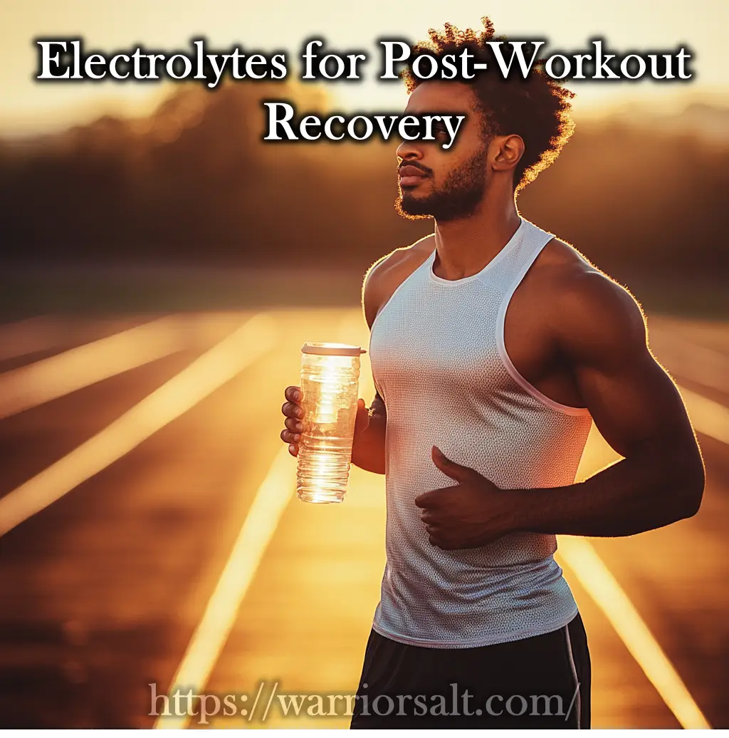 Electrolytes for Post-Workout Recovery