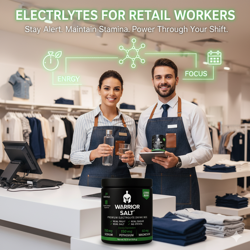 Electrolytes for Retail Workers: Power Through Your Shifts