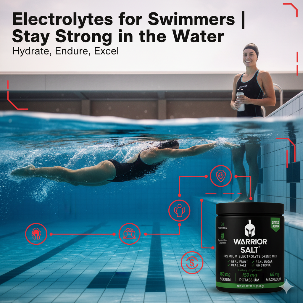 Electrolytes for Swimmers: Power Your Laps with Warrior Salt