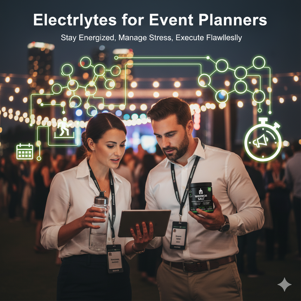 Electrolytes for Event Planners: Thrive Through the Chaos