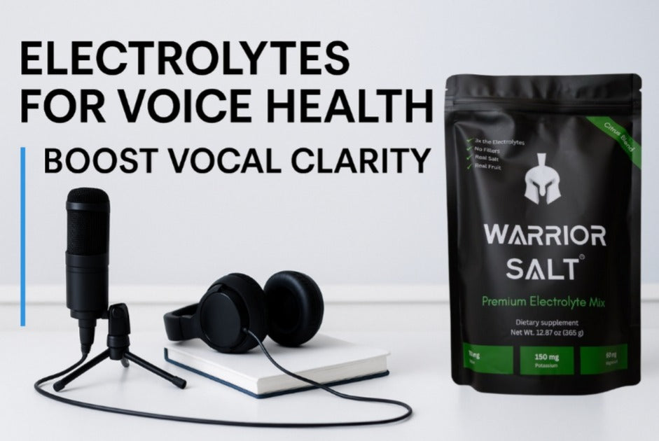 Electrolytes for Voice Health: Keep Your Vocal Cords Strong
