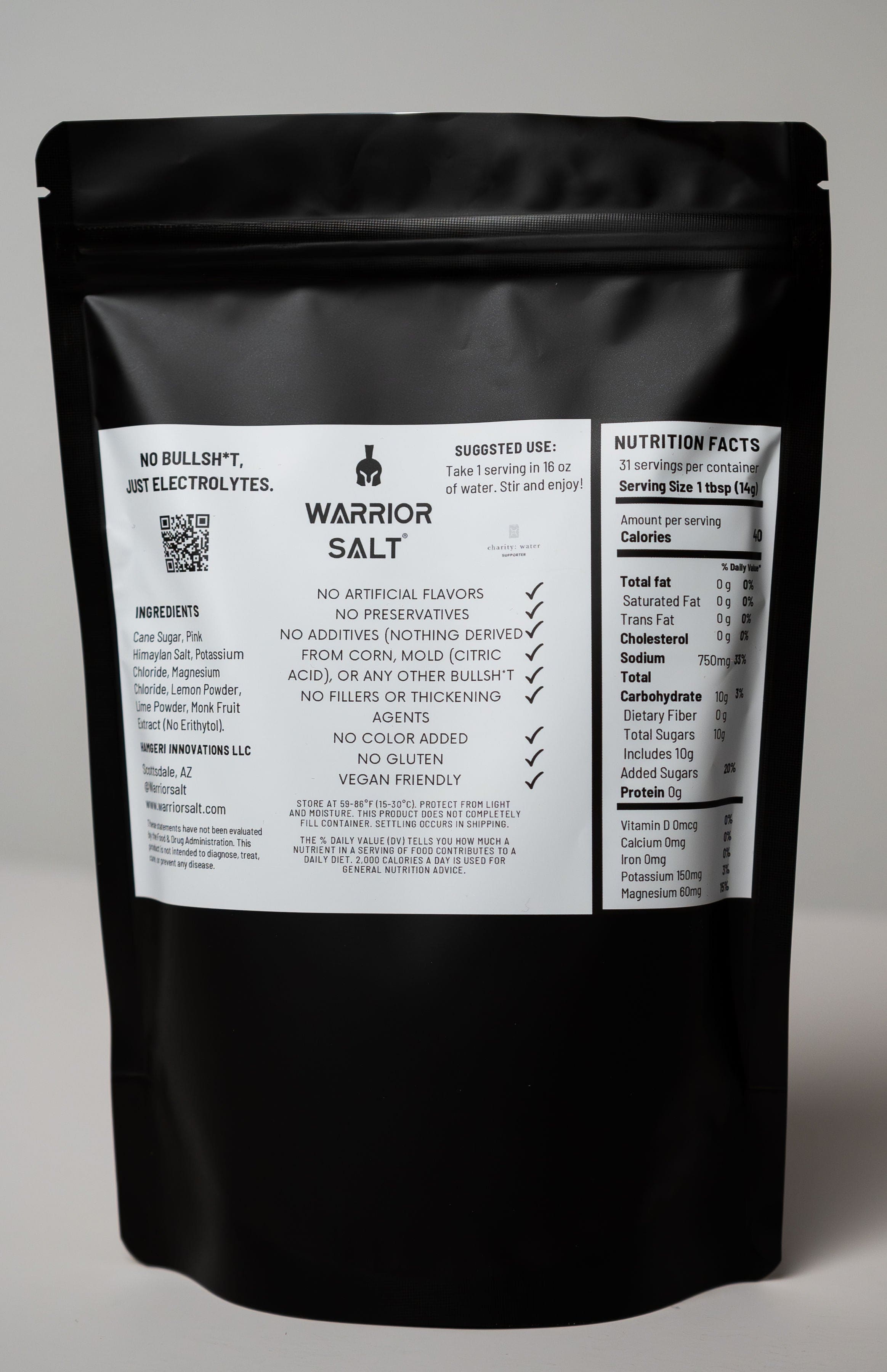 Warrior Salt Citrus Blend Electrolytes